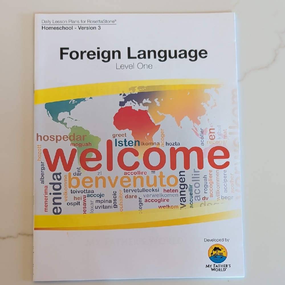 My Father's World Daily Lesson Plans, Foreign Language Level One Book, Spanish